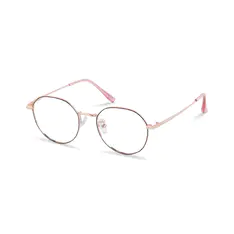 Round Black/Gold Eyeglasses