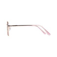 Round Black/Gold Eyeglasses