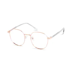 Round Rose Gold Eyeglasses