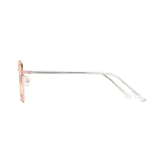 Round Rose Gold Eyeglasses