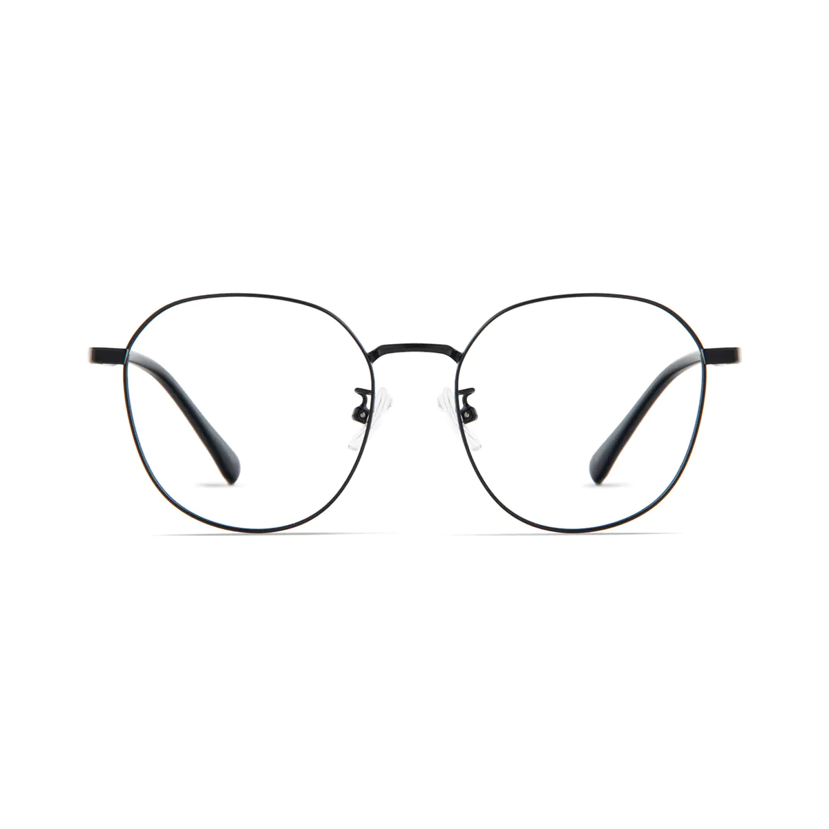 Round Black Eyeglasses