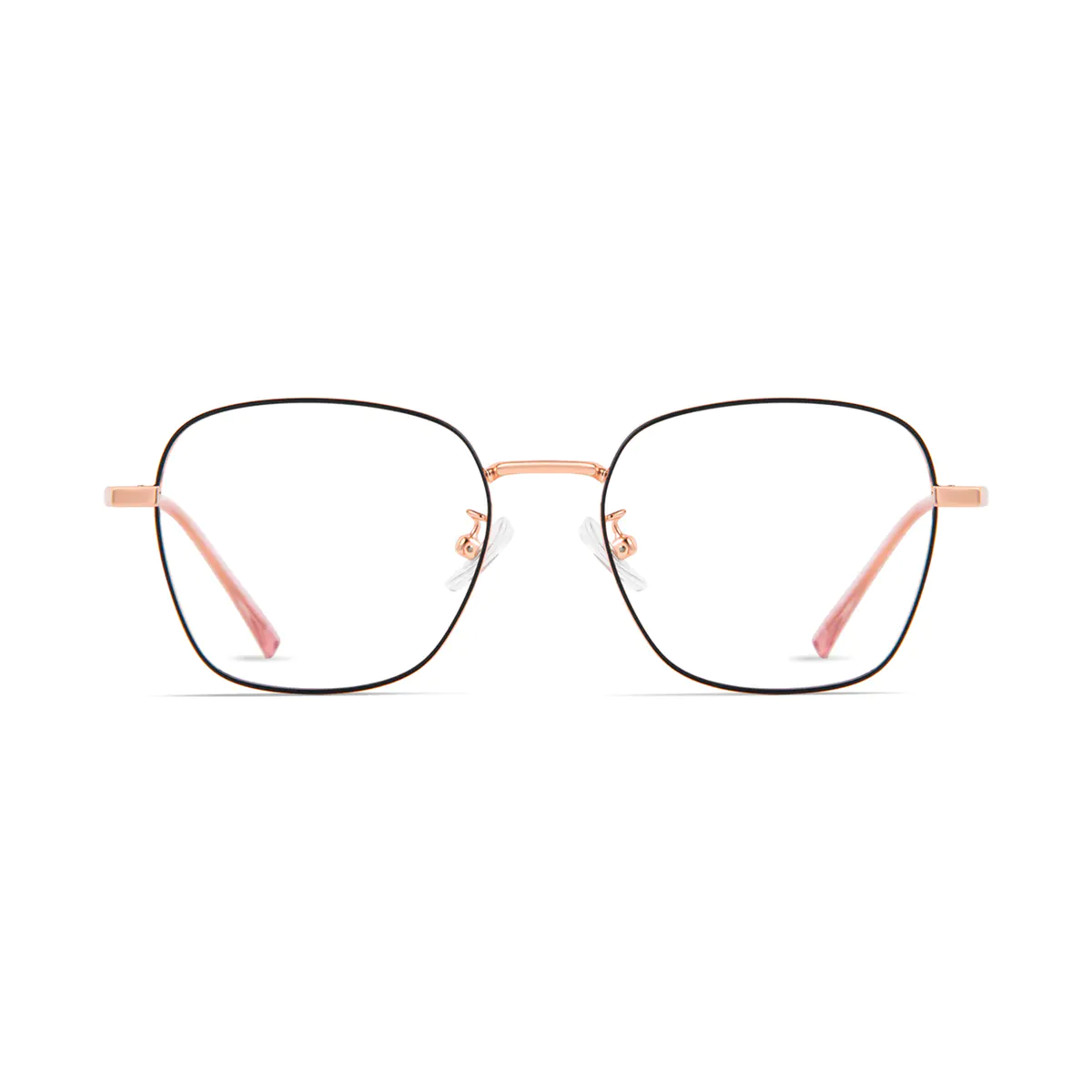 Square Black/Gold Eyeglasses