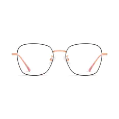 Square Black/Gold Eyeglasses