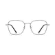 Square Black/Silver Eyeglasses