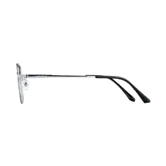 Square Black/Silver Eyeglasses