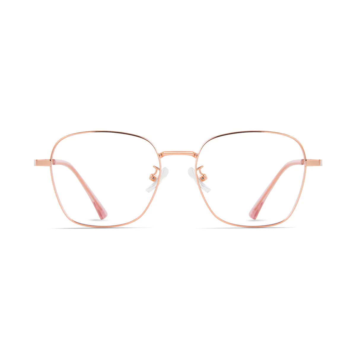 Square Rose Gold Eyeglasses