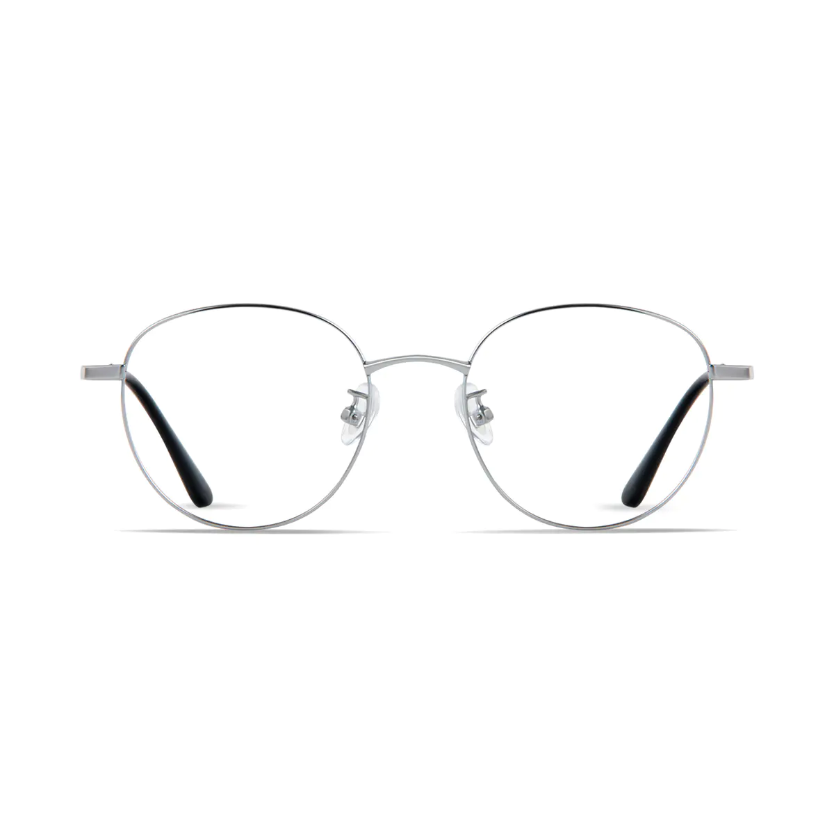 Round Silver Eyeglasses