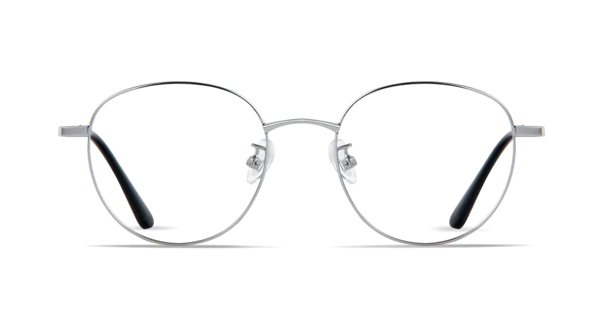 Round Silver Eyeglasses