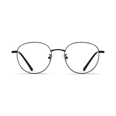 Round Black Eyeglasses