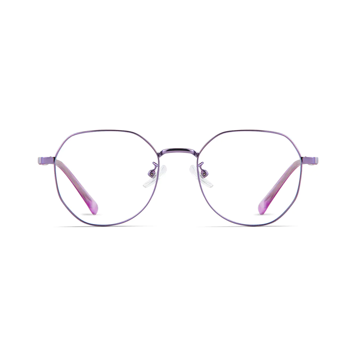 Square Purple Eyeglasses