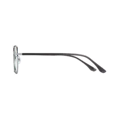 Square Black/Silver Eyeglasses