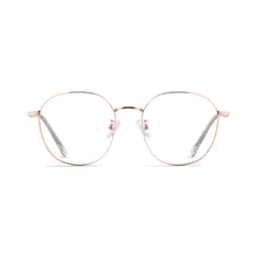 Square Gold Eyeglasses