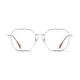 Square Silver Eyeglasses