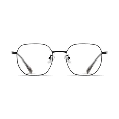 Square Black Eyeglasses