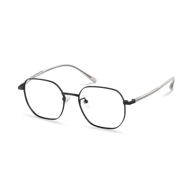 Square Black Eyeglasses