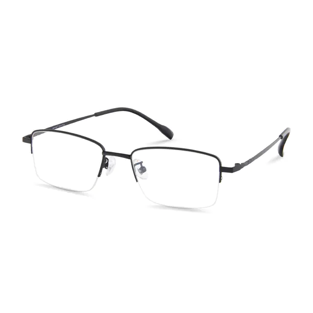 Rectangle Black Eyeglasses