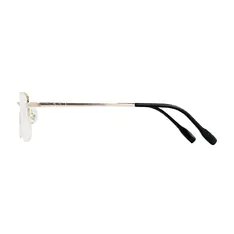 Rectangle Gold Eyeglasses