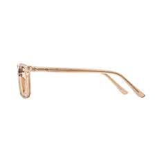 Rectangle Transparent Amber Eyeglasses