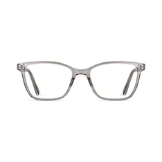 Rectangle Transparent Gray Eyeglasses