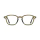 Rectangle Transparent Green Eyeglasses