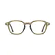 Rectangle Transparent Green Eyeglasses