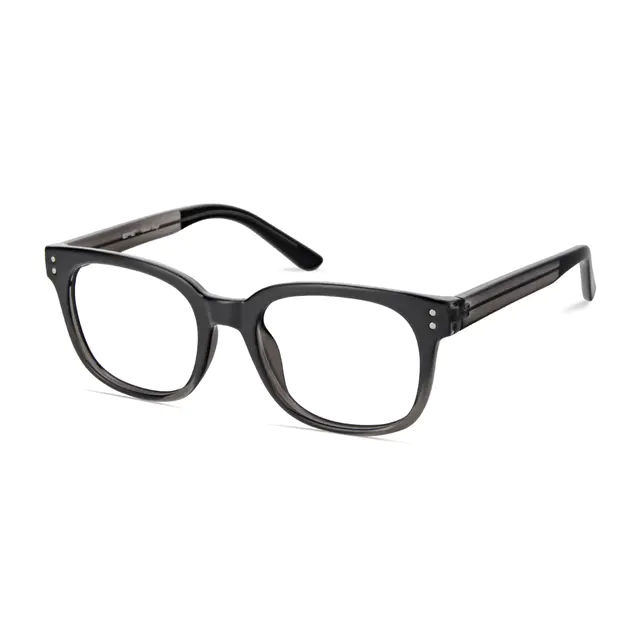 Square Gradient Black Eyeglasses