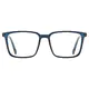 Rectangle Transparent Blue Eyeglasses