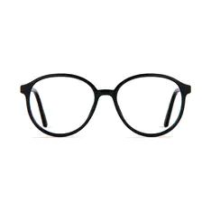 Round Black Eyeglasses