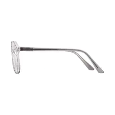 Round Gray Eyeglasses