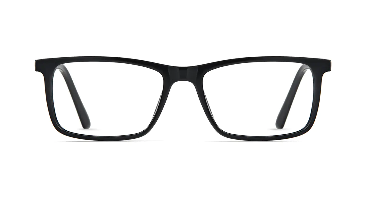 Rectangle Black Eyeglasses