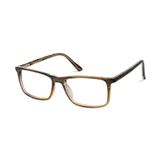 Rectangle Striped Eyeglasses
