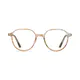 Round Light Brown Eyeglasses