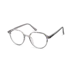 Round Gray Eyeglasses