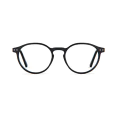 Round Black Eyeglasses