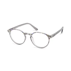 Round Gray Eyeglasses