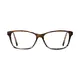 Rectangle Brown Eyeglasses