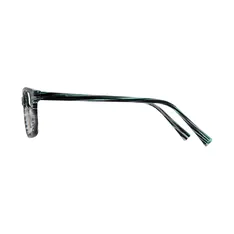 Rectangle Black/Green Eyeglasses
