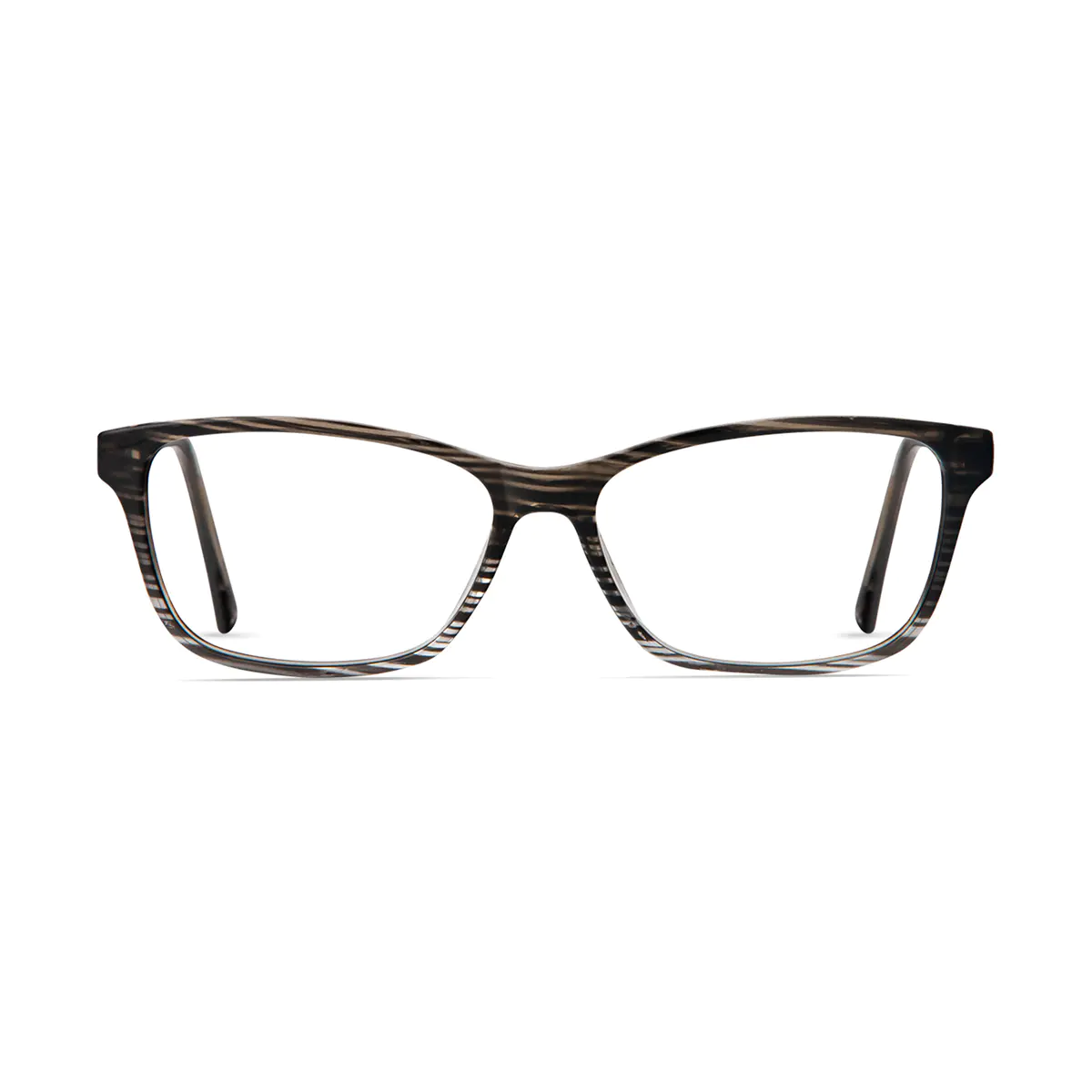 Rectangle Black/White Eyeglasses