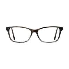 Rectangle Black/White Eyeglasses