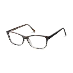 Rectangle Black/White Eyeglasses