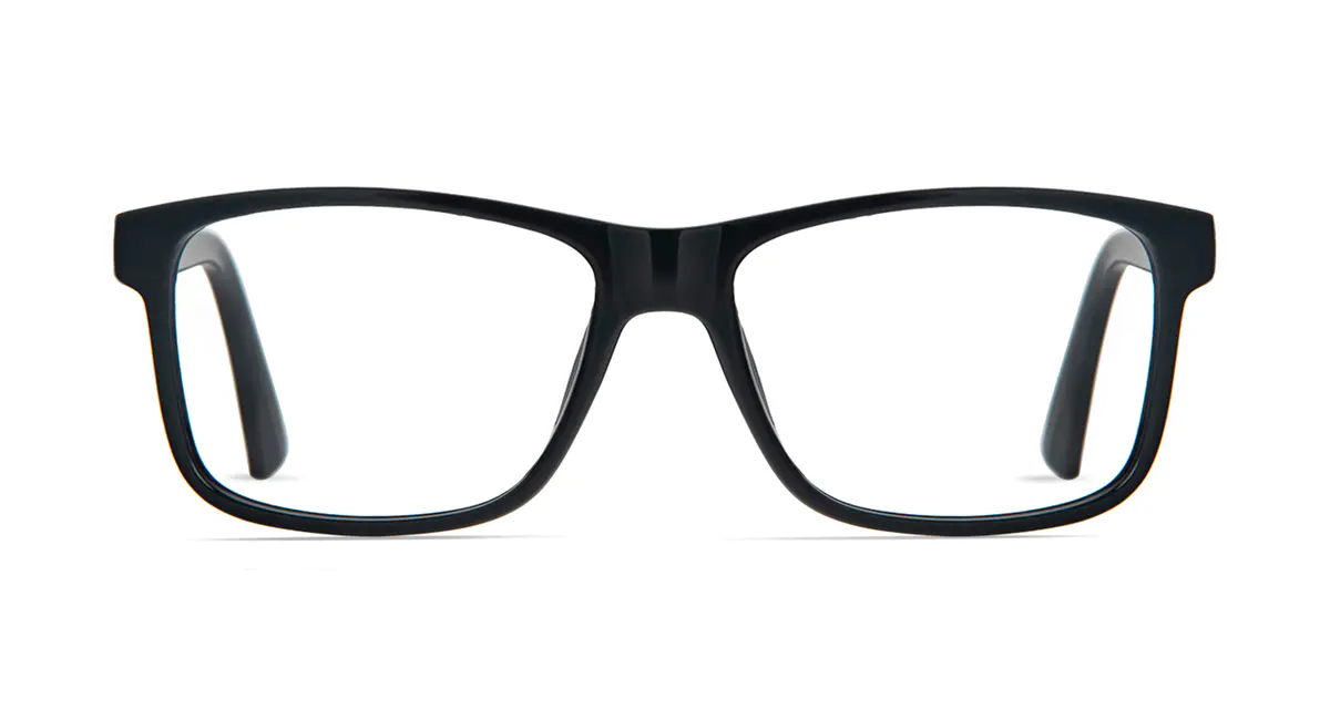 Rectangle Black Eyeglasses