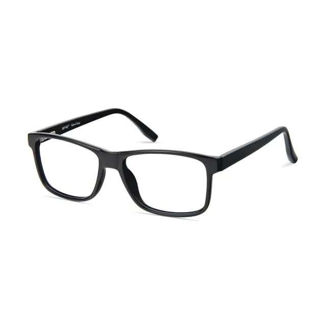 Rectangle Black Eyeglasses