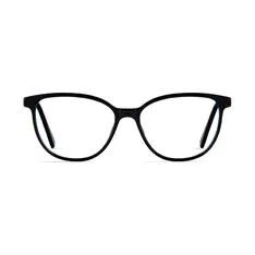 Oval Black Eyeglasses