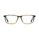 Rectangle Brown/Striped Eyeglasses