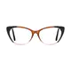 Cat-eye Black/Brown Eyeglasses