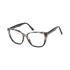 Square Tortoiseshell/Black Eyeglasses
