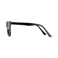 Square Tortoiseshell/Black Eyeglasses
