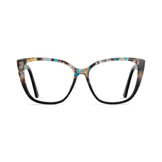 Square Tortoiseshell/Black Eyeglasses