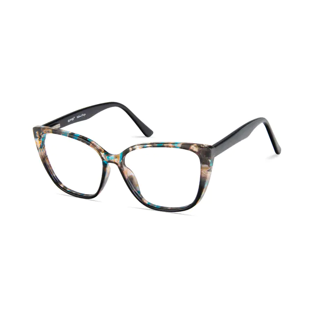 Square Tortoiseshell/Black Eyeglasses