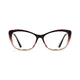 Rectangle Gradient Brown Eyeglasses